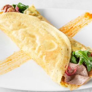 Crepes de Roast Beef